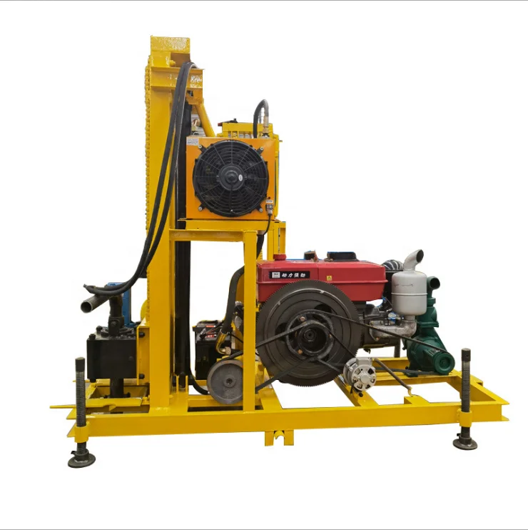 100m 300m 500m drill rig for water well 200m borehole water well drilling rig maquina perforadora para pozos de agua
