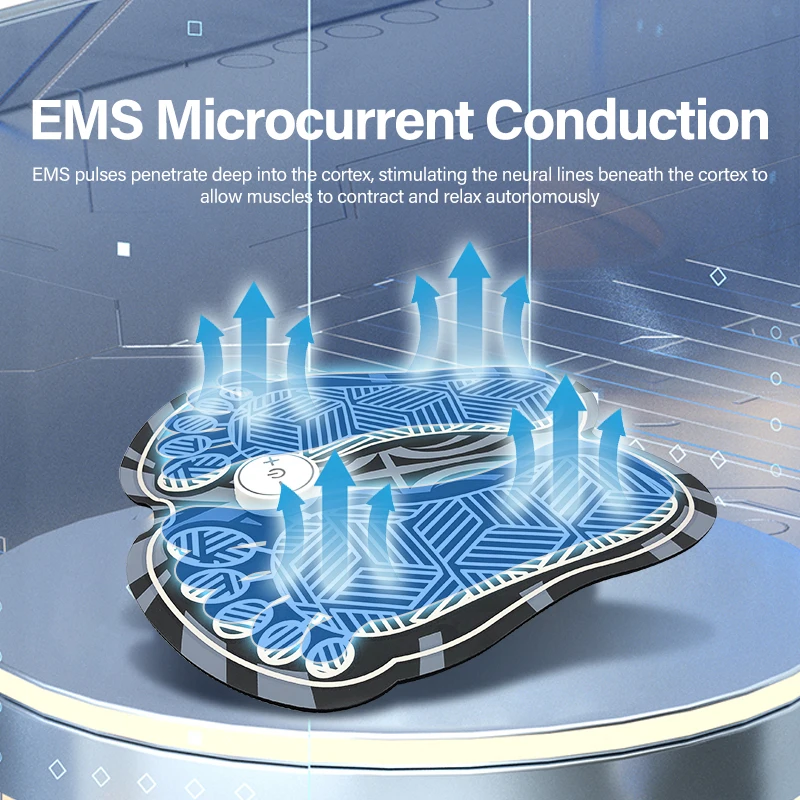 Hot Sale Pain Relieving Electric Foot Massager Foot Acupressure Massage Mat Ems Foot Massager Pad