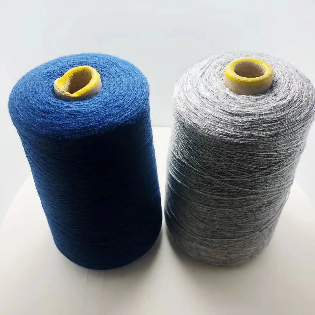 2 / 48 нм 54% анти-вспучивания зерна acrylic18 % nylon28 PTT core пряжи с содержанием из кроличьей шерсти; Мягкий на ощупь