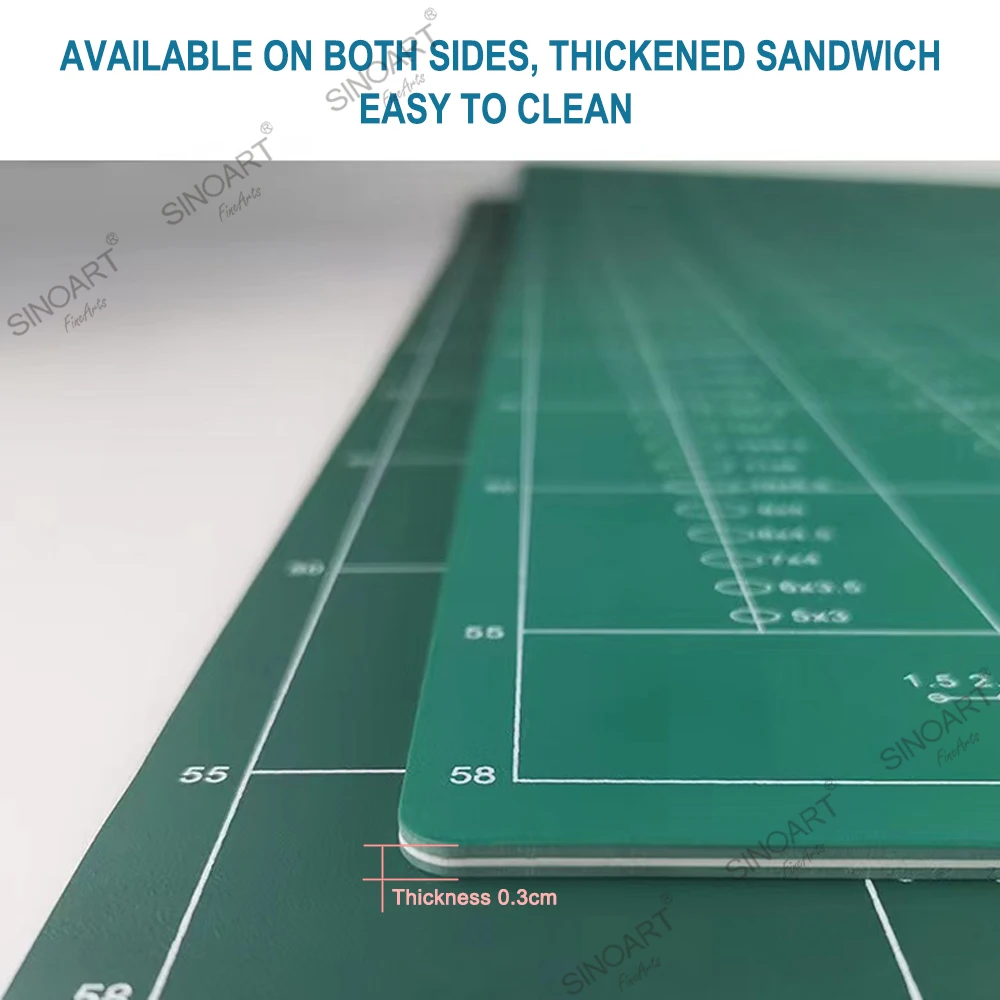 SINOART, складной коврик для резки A1 A2, коврик для резки ПВХ для режущего инструмента