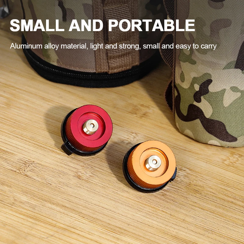 Outdoor Camping Stove Gas Tank Adapter Gas Burner Conversion Head Picnic Stove Propane Refill Adapter Converter Camp Supplies