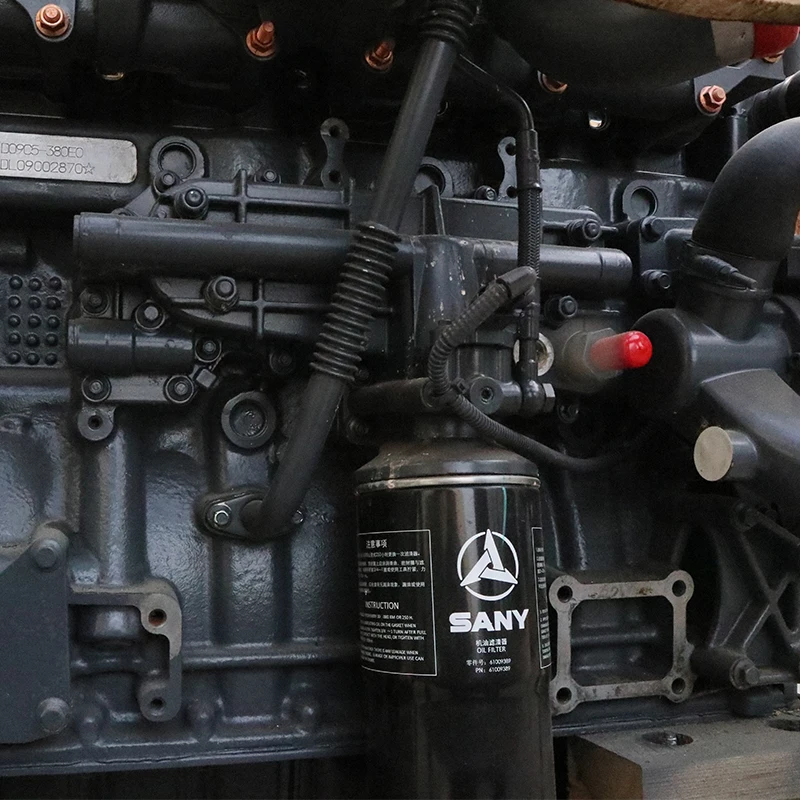 DC09 Complete Engine Assembly  air-cooled engine diesel engine D09C5-380E0  is  in industrial construction