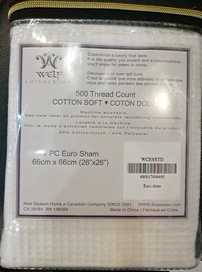 
100% cotton soft waffle shell and percale lining solid color bedding set duvet cover and pillowcase in bedding for adult 