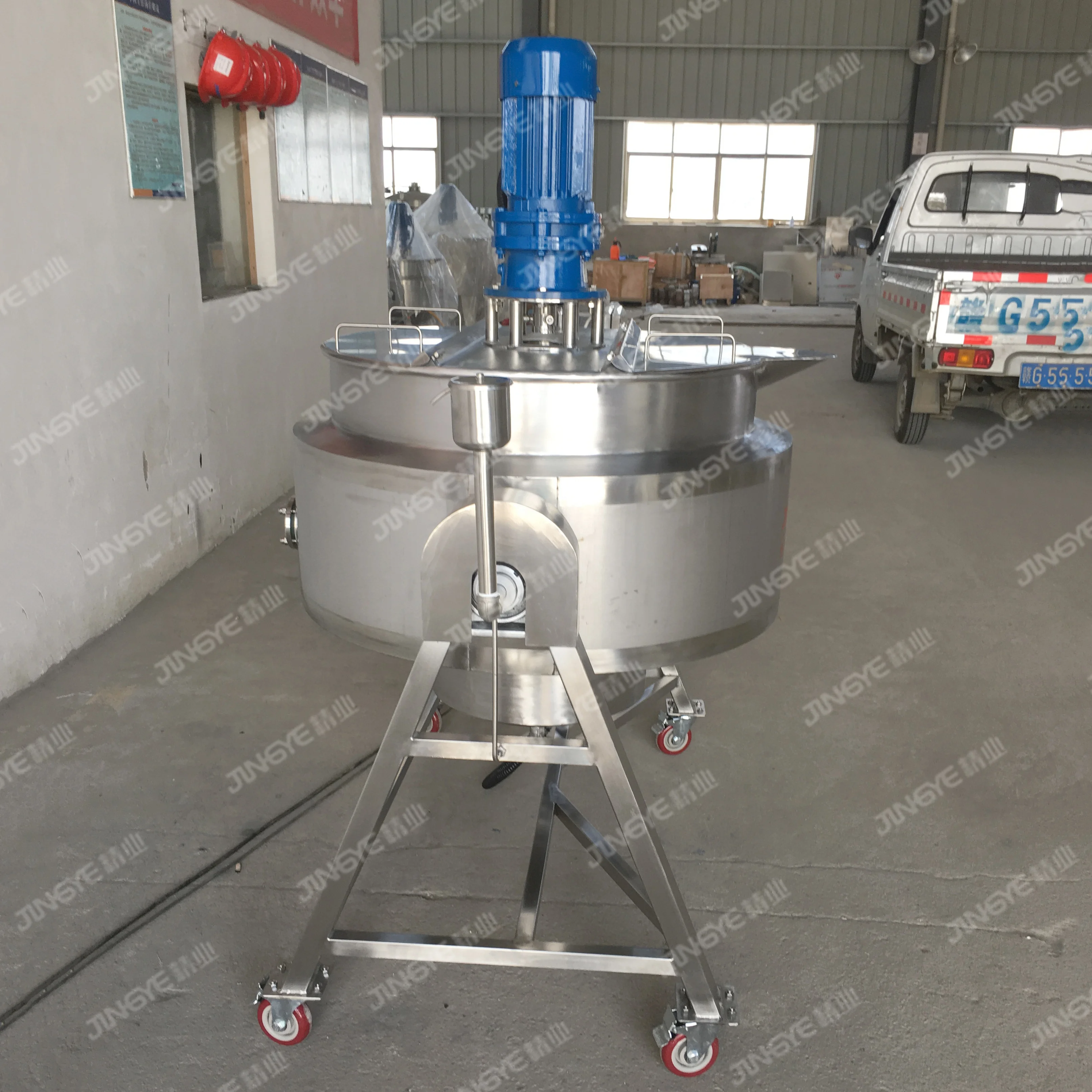 Manufacturer Syrup Candy Making Machine Steam Heating Jacketed Cooking Kettle