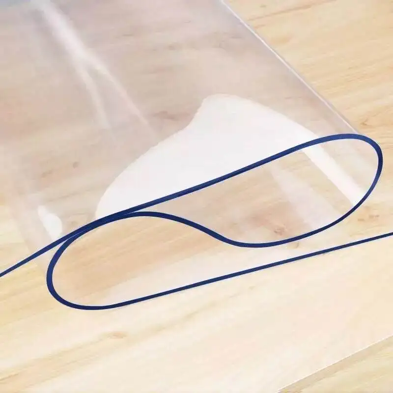 Transparent Pvc Sheet 0.08mm Transparent Ultra-Transparent Flexible Plastic Vinyl Film Custom Size Manufacturers Wholesale