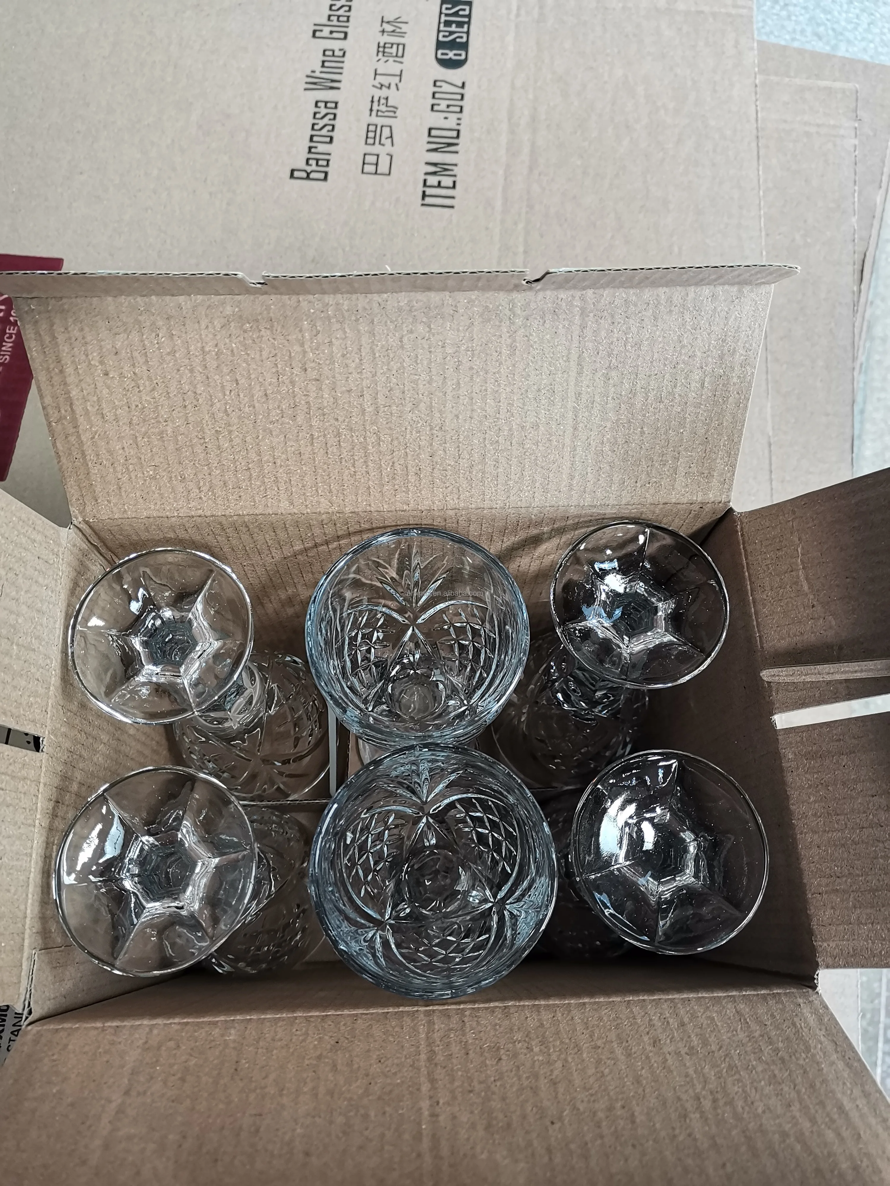 Red Cherry G02 Glass Stemware Fashion modern Designed environmental protection  glass Goblet