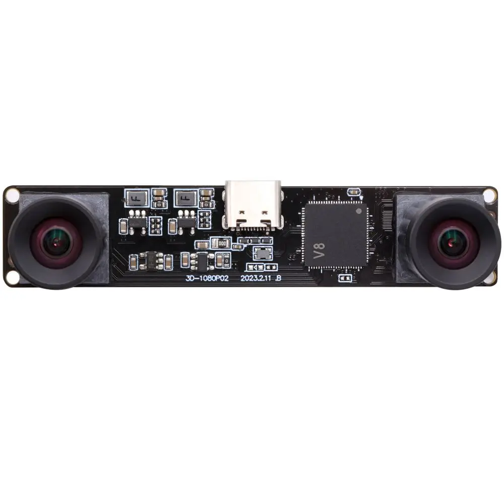 ELP 4MP Dual Lens  3840X1080 60fps Synchronization  3D Stereo USB Camera Module for VR camera ,3D Printing scanner