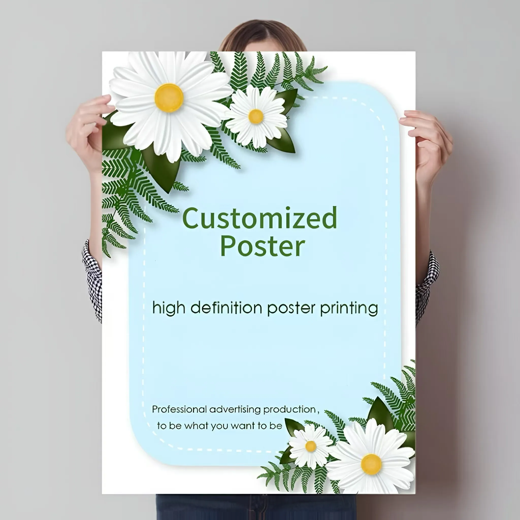 Promotional Custom Printing Waterproof High Quality Poster For Store Propaganda