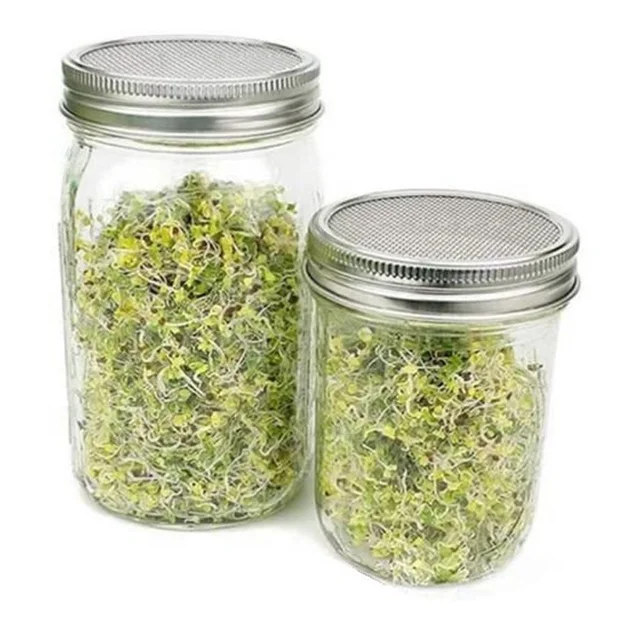 70mm 86mm metal sprouting lid, frog flower metal lid