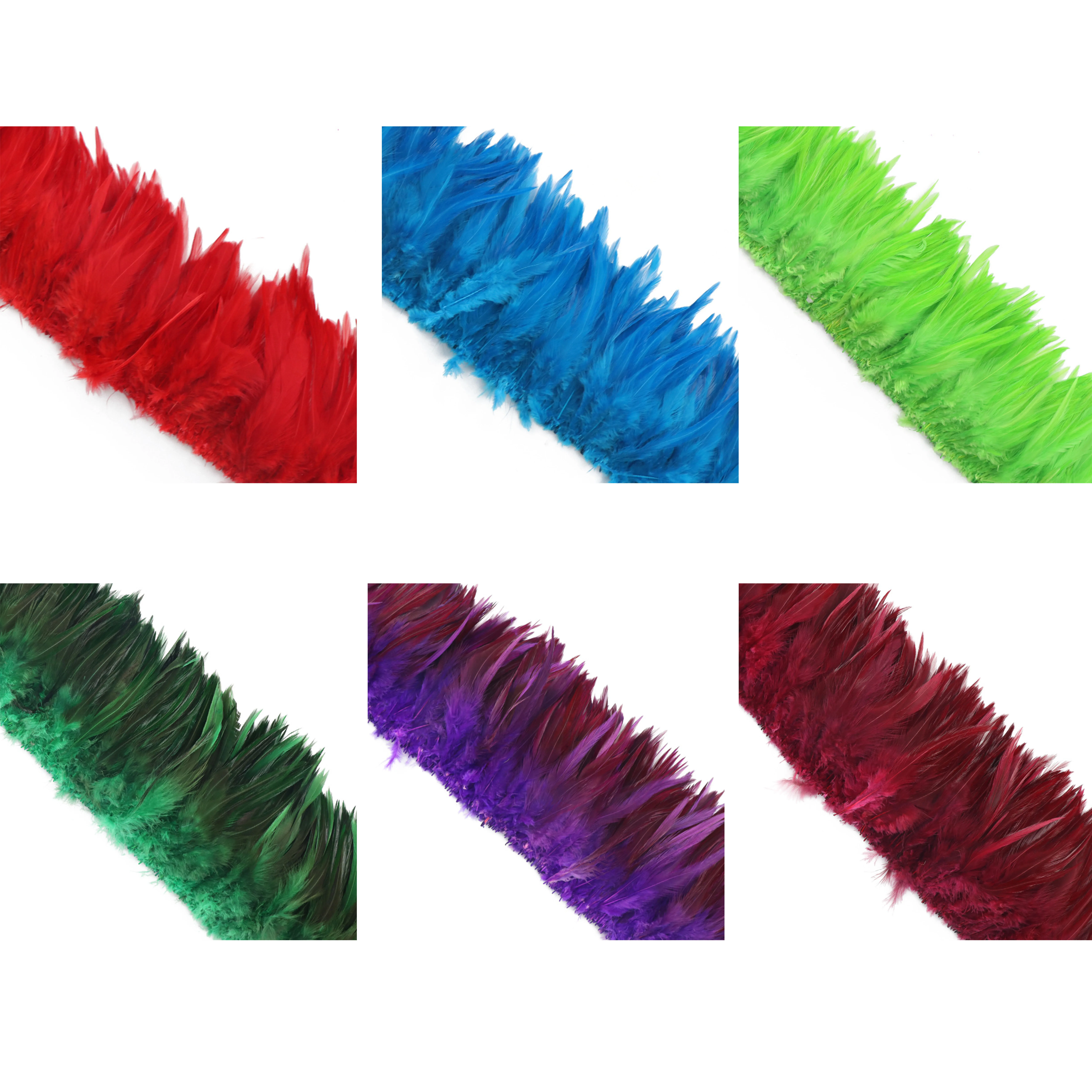10-15 cm 4-6 inch Strung Rooster Cock Saddle Hackle Feathers for Fly  Fishing