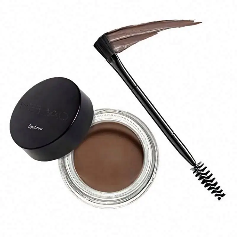 Professional Cream Eyebrow Color Filling Shaping Eyebrows Waterproof Volumizing Easy Brow Shape Soft Brown Pomade