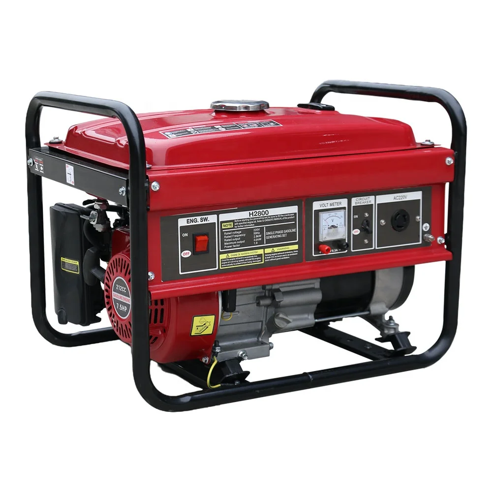 High Quality Portable 2KW Gasoline Generator Set
