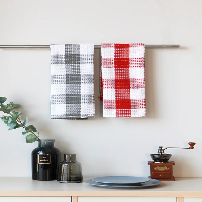 China Manufacturer Wholesale Cotton Kitchen Dish Waterproof Tablecloth Decorative Oblong Tea Towel