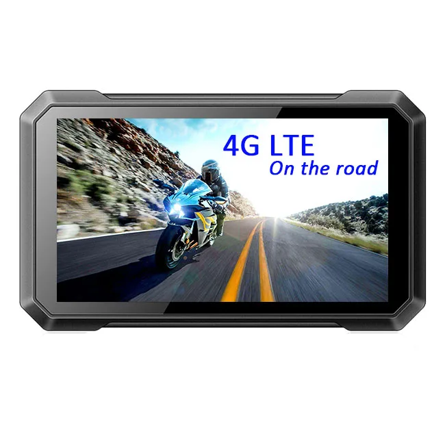  High Quality 7 inch Waterproof IP65 Android 8.1 4G LTE 2GB RAM USB Host RS232 Motorcycle GPS
