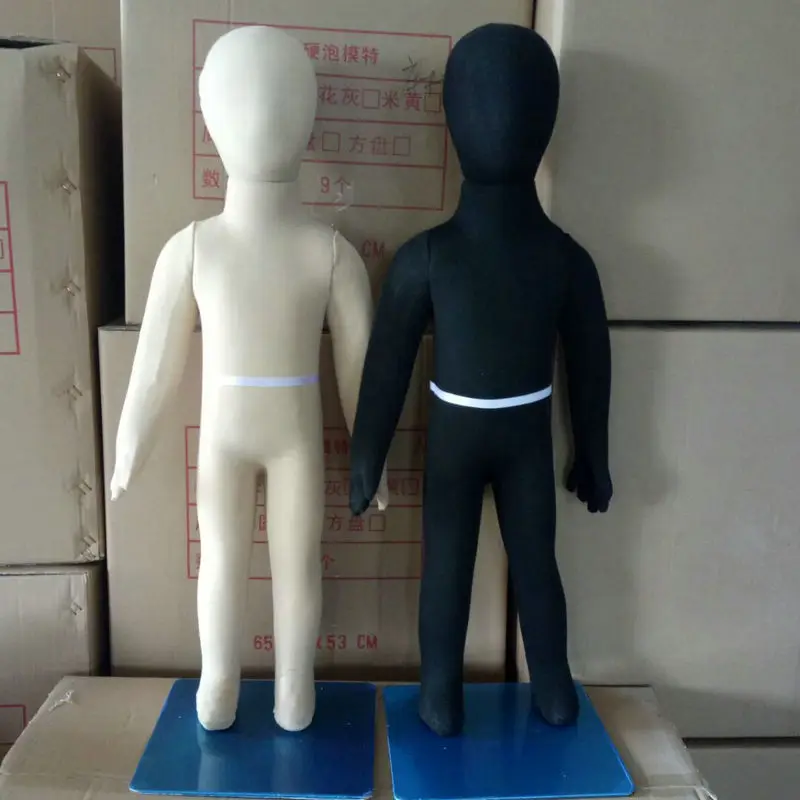 Soft Body Children Mannequin Full Body Foam Needle Insert Kid Mannequin Rotate Arm