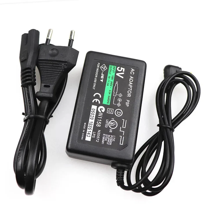 EU US Plug 5V AC Adapter Home Wall Charger Power Supply Charging Cable Cord For Sony Playstation Portable PSP 1000 2000 3000