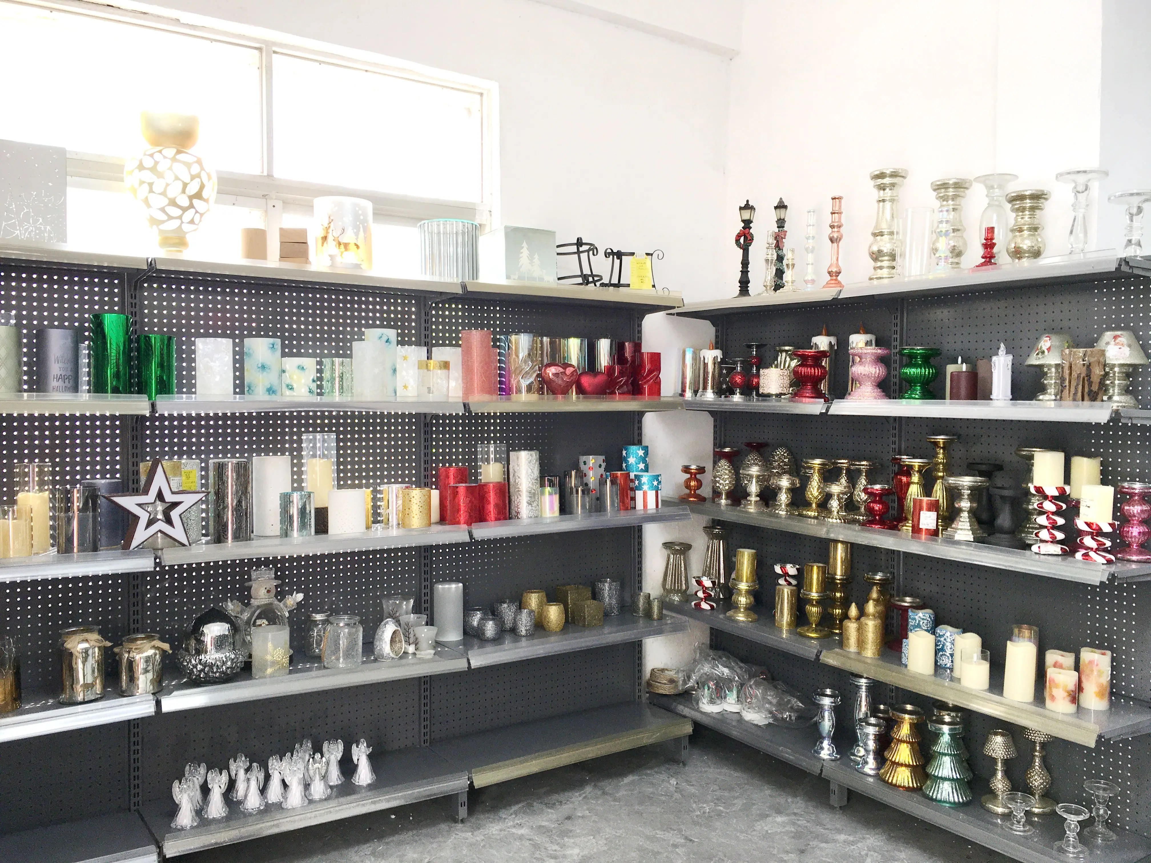 Decorative Glass Hollow Ball Opening Glass Drop Ball Indoor Decorative Candle Container