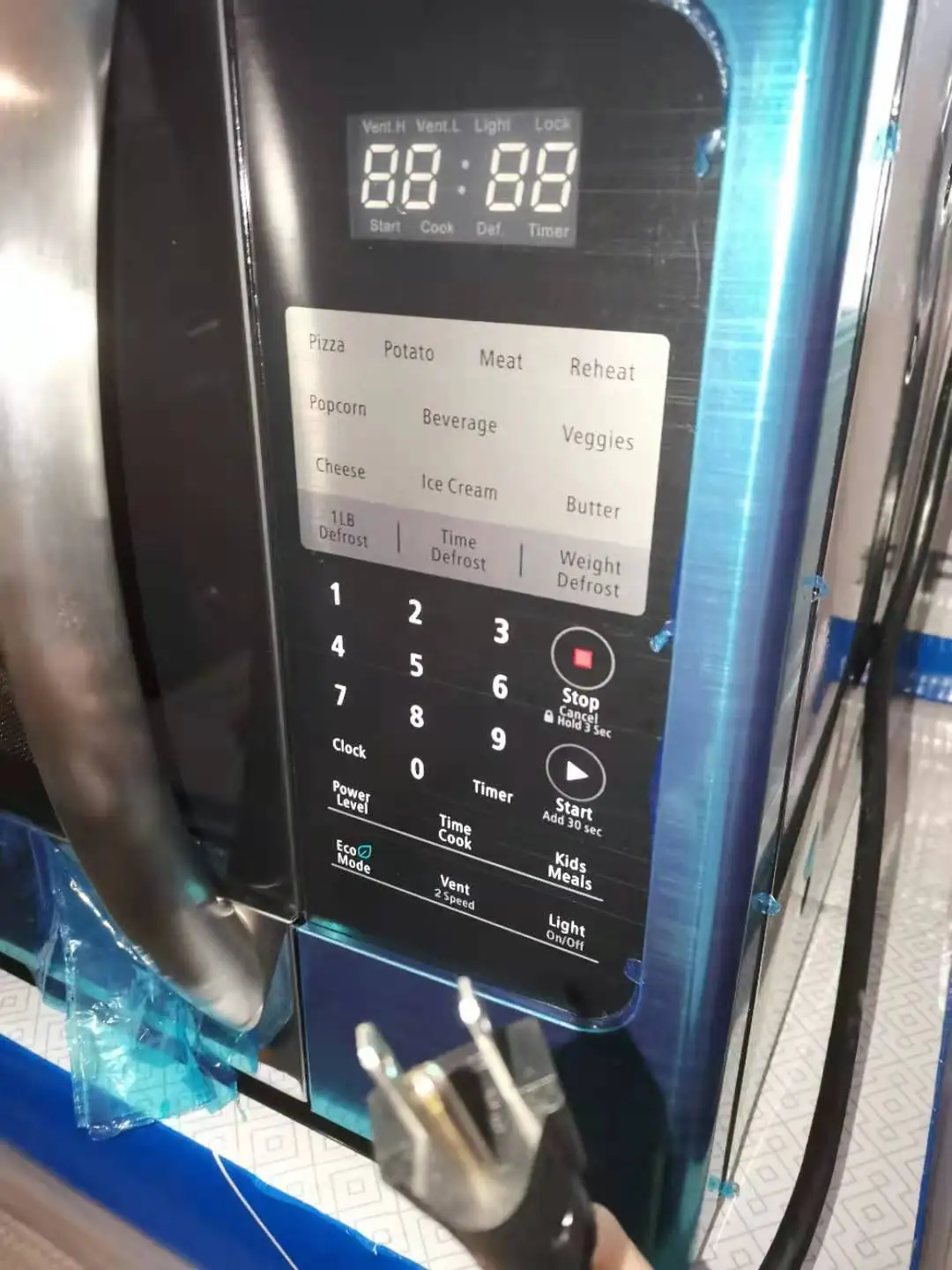 1.6 Cu. Ft. Home OTR Over the Range Microwave Ovens with 4 Speed Vent