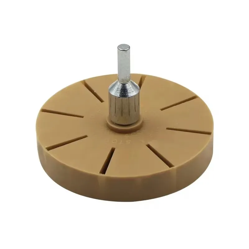 3.5 inch Pneumatic Rubber Eraser Wheel For Remove Car Glue Adhesive Sticker Pinstripe Decal Graphic Auto Paint Cleaner Tool