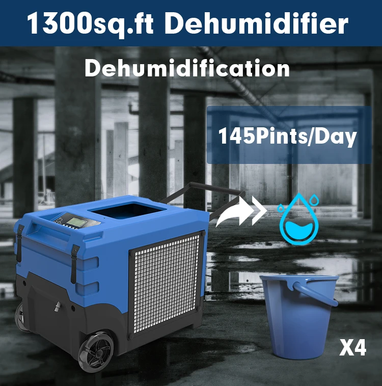 Commercial 325 Pints LGR Dehumidifier Water Damage restoration Dry Cleaner Machines