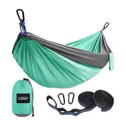 Camping Hammock Double Lightweight Hammock with Hanging Ropes for Backpacking Hiking Travel Beach Garden