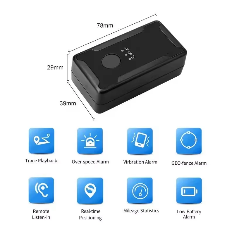 4G GPS Mini Tracker 3000mAh Rechargeable Battery Magnetic Easy Install Real time Tracking Device For Car Vehicle Personal