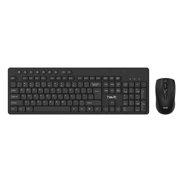 Клавиатура Kb249Gcm Havit Подарочный набор клавиатура Teclado Y мышь Usb 2,4G Бесшумная Офисная Клавиатура и мышь комбинированный беспроводной для рабочего стола подарочный набор