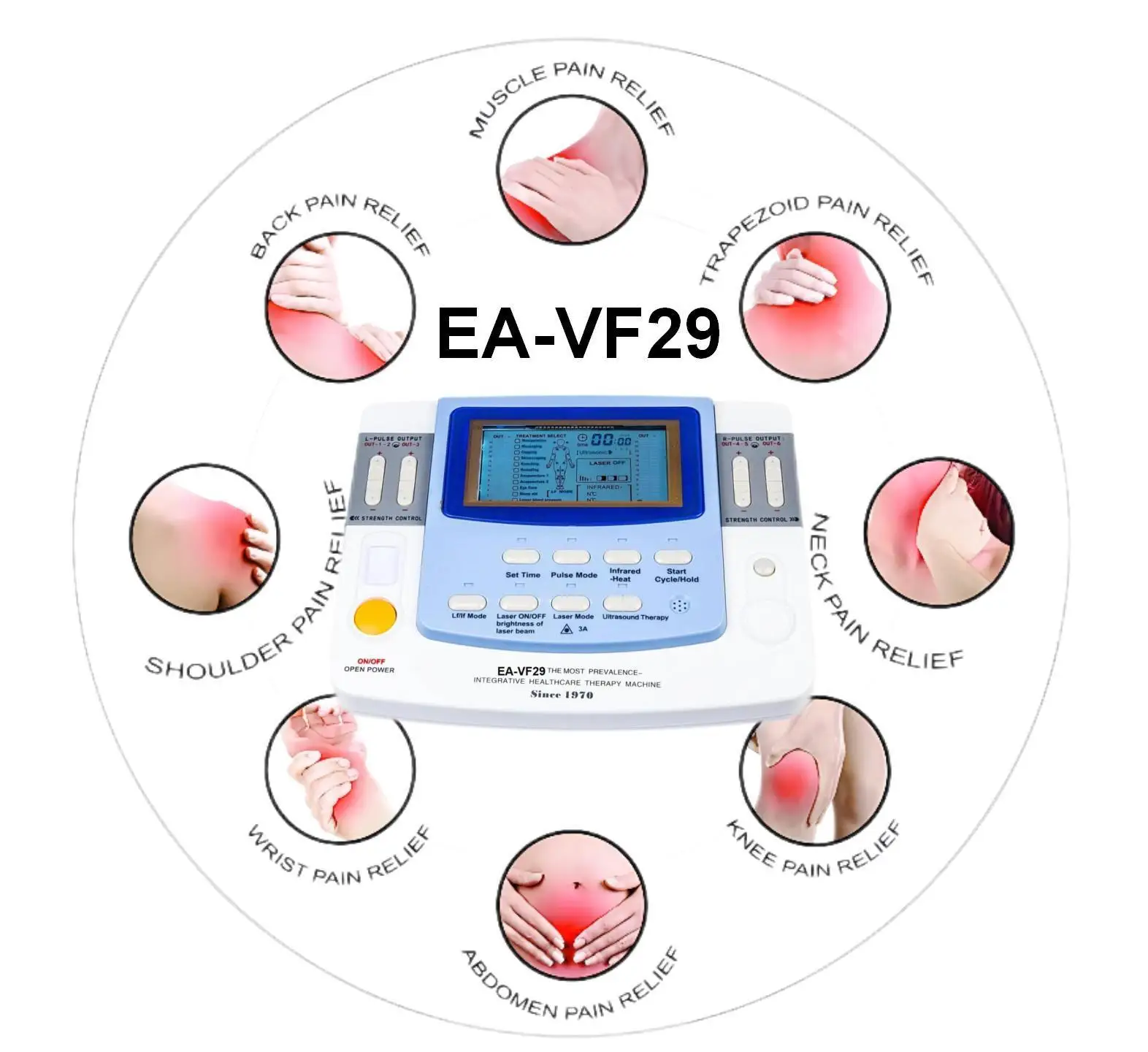 Multifunctional physiotherapy instrument massager TENS EMS meridian instrument  Pain Relief Muscle Stimulator