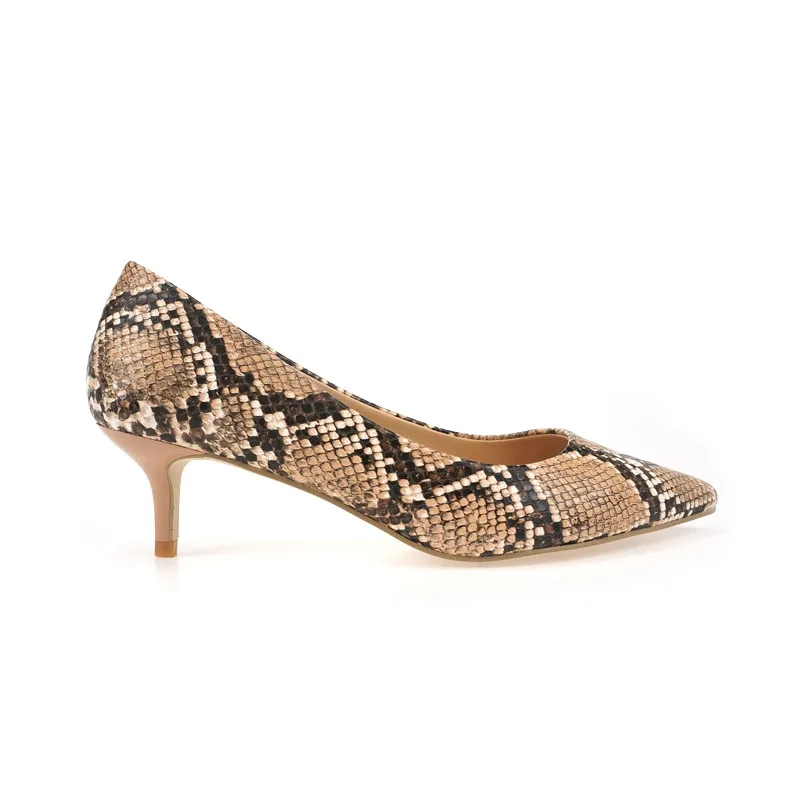 Made In China Manufacturers Sexy low and thin heel Pointed-Toe  Black Suede Office Court Shoes Cloth Match Women Width Fit Pumps