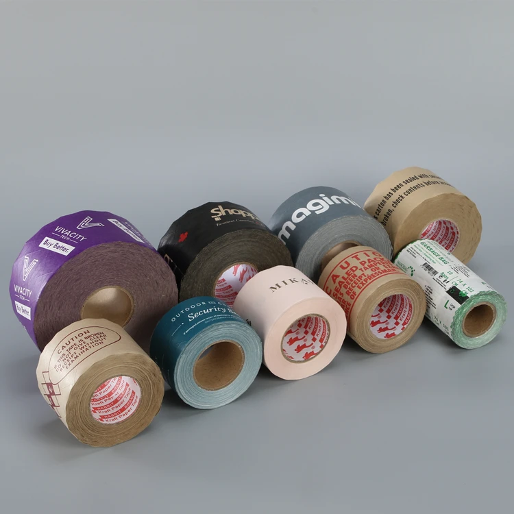 Professional Kraft Paper Tape Custom Water Activated Tape Kraft Tape Low Moq