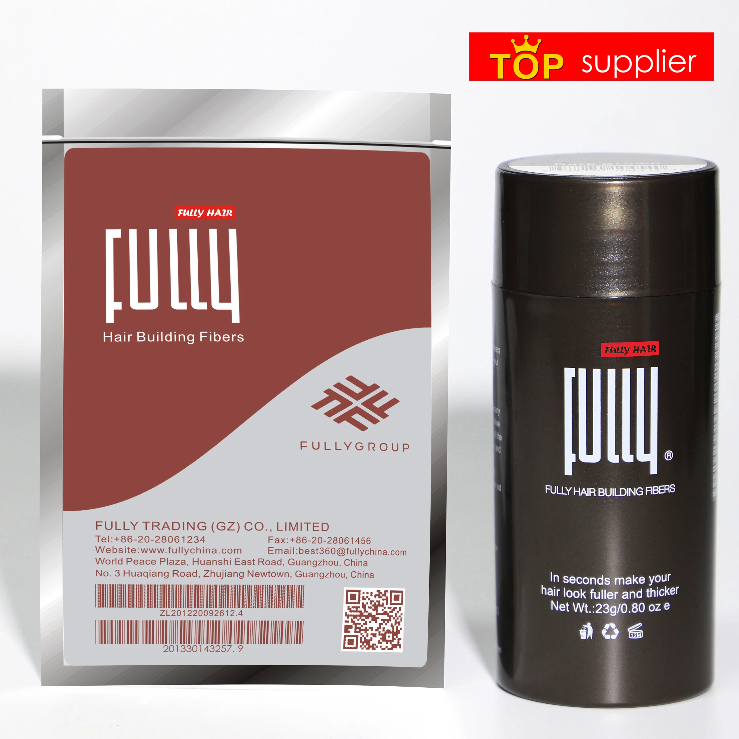 
FULLY GMPC Standard Factory Products Instant Hair Fiber Powder For Thinning Hair 