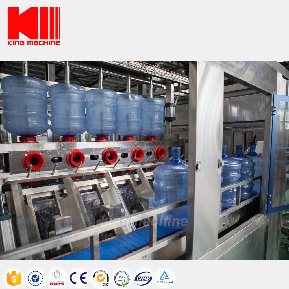 Factory wholesale automatic pure water 5 gallon 20 liter bottle filling capping machine
