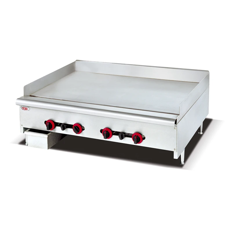 Commercial Hotel Restaurant Stainless Steel Kitchen Catering Equipment Gas grill griddle (OT-GT-36)