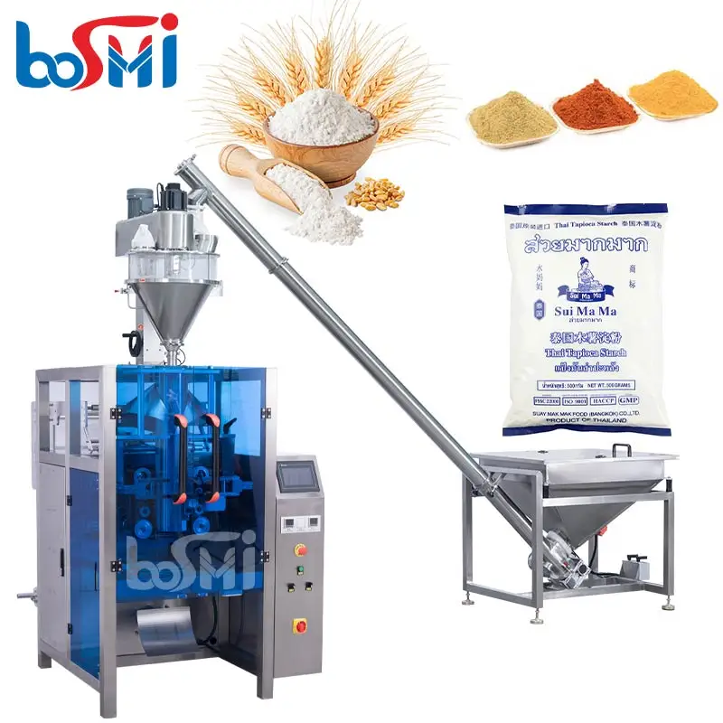 Wholesale Automatic Vertical Vietnam Black Pepper Yam Vegetable Wheat Powder Flour Packaging Machine