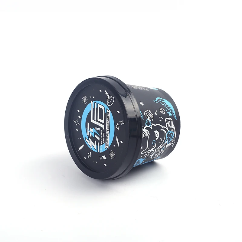 7oz 200ml custom disposable IML PP plastic ice cream cup yogurt cup with lid and spoon