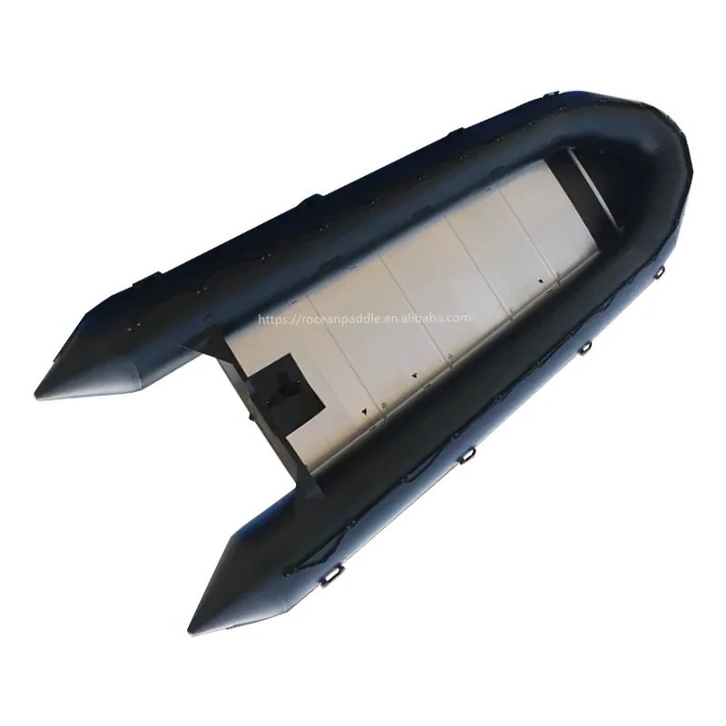 CE Europe Popular heavy duty Black/ green Large folding  inflatable boat 7m 8m 9m 10 meters with/ without aluminum floor