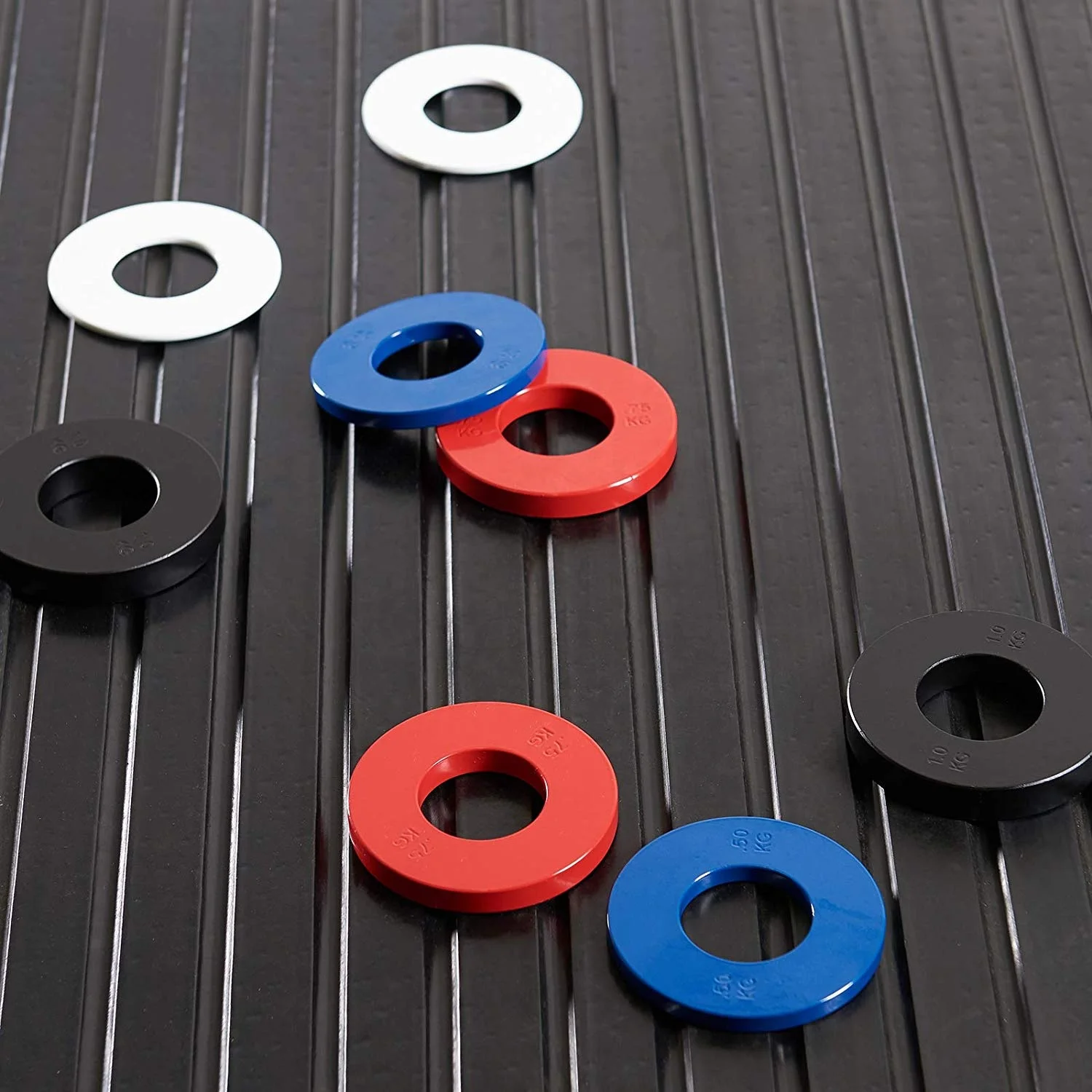 Free Fractional Weights Lifting  Rubber Coated Cast Iron Calibrated 2.5 Kg lbs Custom Logo Barbell Bumper Weight Plates Set