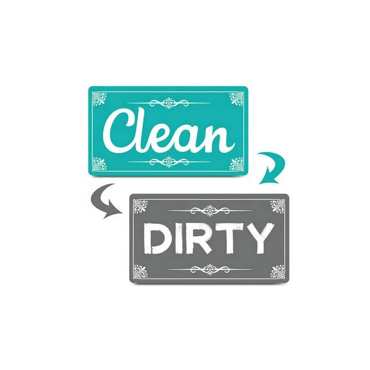 Dirty Clean Dishwasher Magnet Dishwasher Magnet Sign for Dishwasher Dish Bin That Says Clean or Dirty Dish Washer Refrigerator