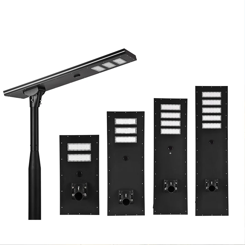 200W 300W 400W 500watt All-in-One LED Solar Street Lights for Project Sale Farm House Village Garden Parking Lot with Pole