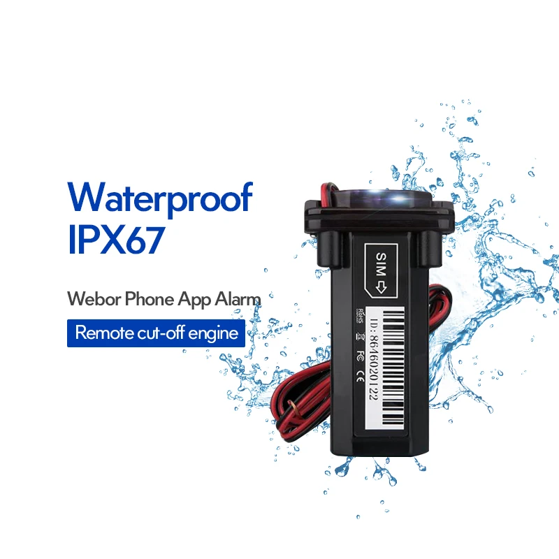 Historical Track Playback Car GPS Tracker IP67 Waterproof Accurate Positioning Truck GPS Tracker Stop Engine 4G Tracking Device