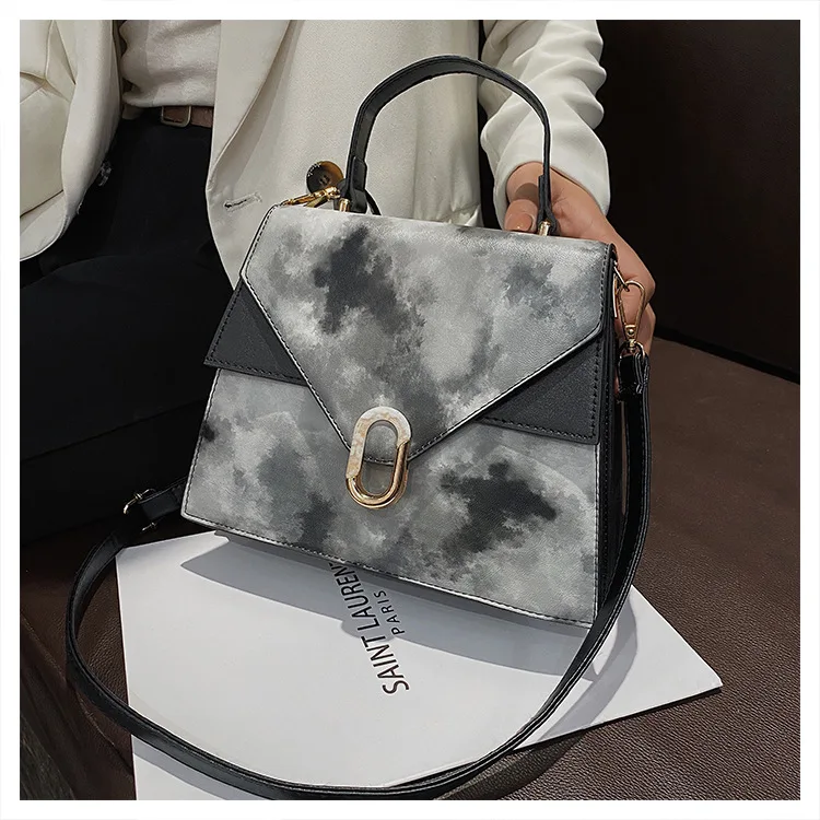 
Mysweeby Lately custom manufacturer vintage PU lock Korean version popular one shoulder soft fashion handbags for women luxury 