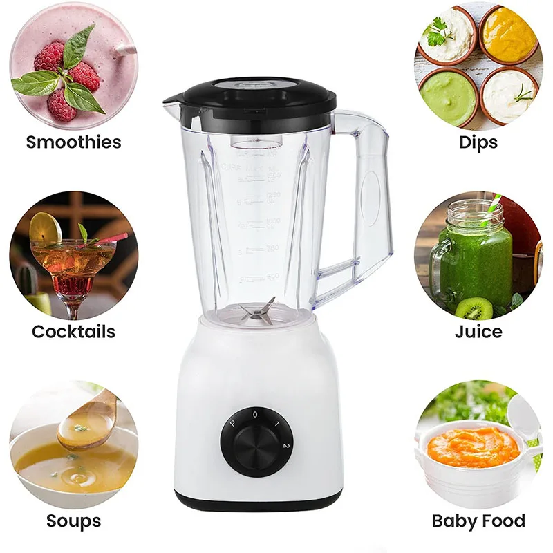 Wholesale Kitchen Appliances Juicer Marker Smoothie Blender Two Speed Electric Food Blender