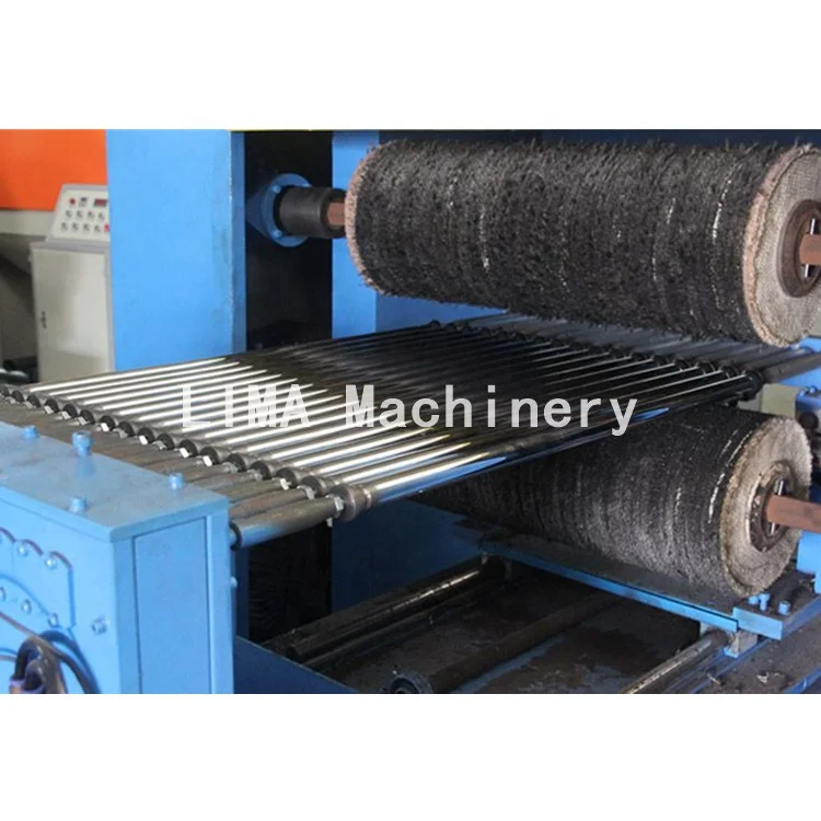 High Efficiency Round Metal Tube Wheel Polishing Machine