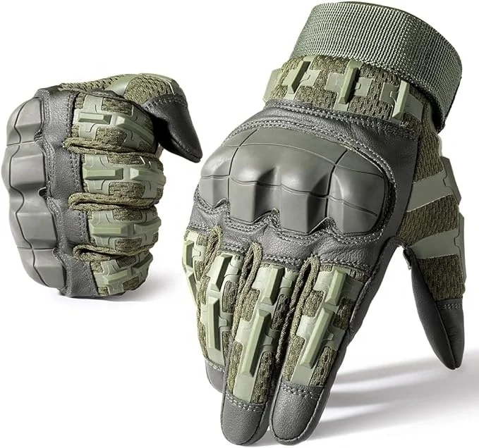 DIBEAR OEM Motorcycle Gloves for Men and Women,  Touchscreen Airsoft  Hunting Outdoor Rubber Guard Tactical