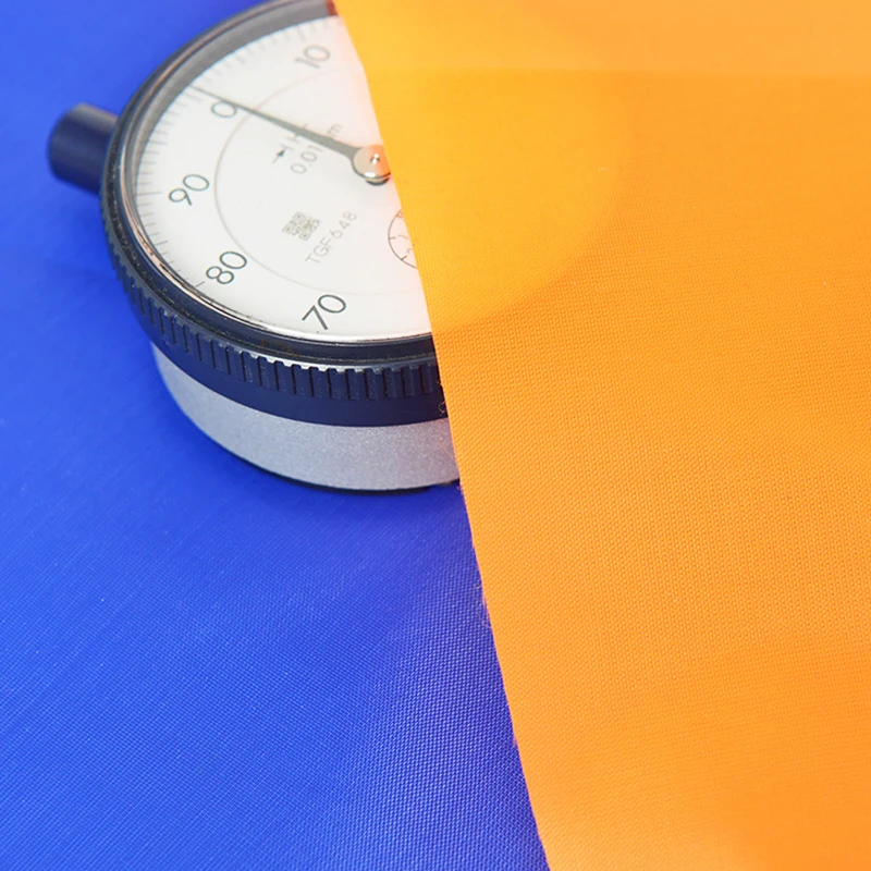 Water repellent 100% Polyester 600D PU Milky coating  or coated fabric for Bag shoes