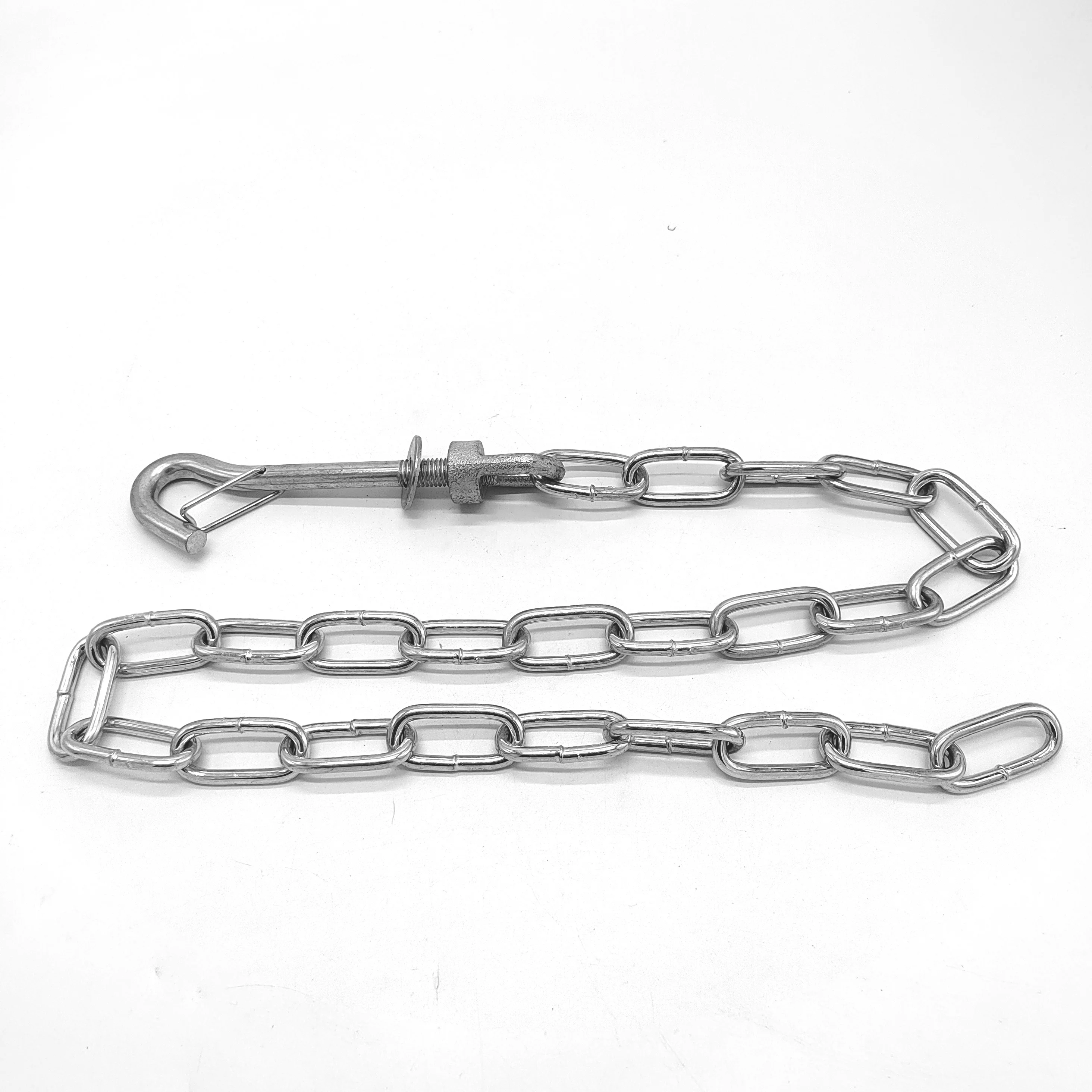 Connecting Stainless Steel Chain High Tensile Fecing Connecting Belt 8mm 40mm Alloy Short Link Long Stainless Steel Chain
