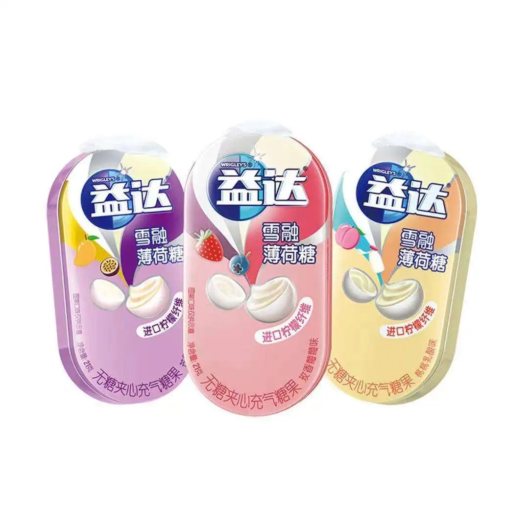 Качественная жевательная резинка для конфет без сахара в виде надувных минтов 21 г