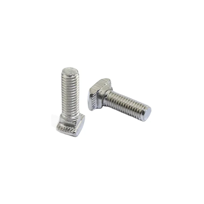 Factory Thread T Slot Drop-in Bolt T-Bolt Hammer Head Bolt T Screw Stud for T-Slot Aluminum Extrusion Profile