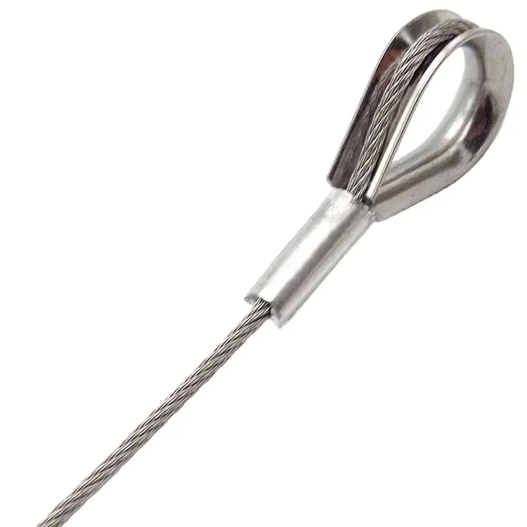 Wholesale 8MM Aircraft Cable With Iron Core Galvanized Steel Rope Sling For Heavy Construction