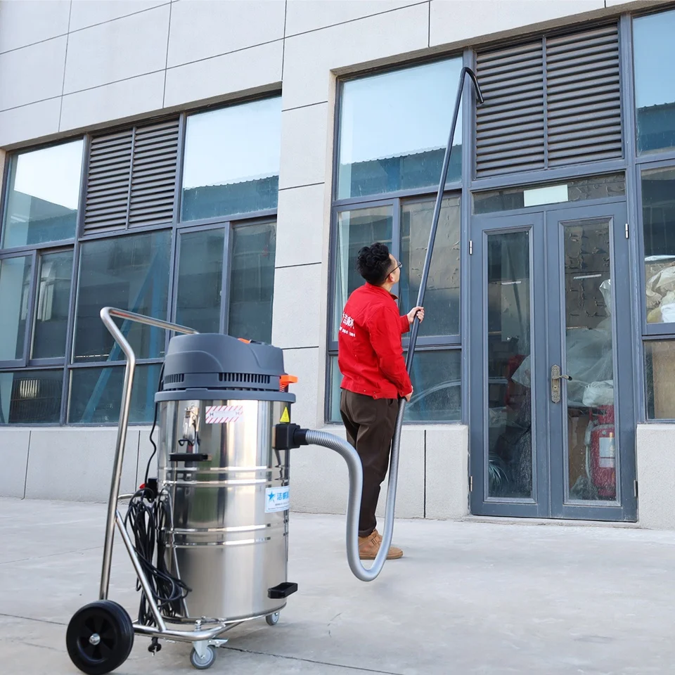 Cleanvac 110V/220V With Carbon Fiber Extension Tube High-Level House Gutter Vacuum Cleaner